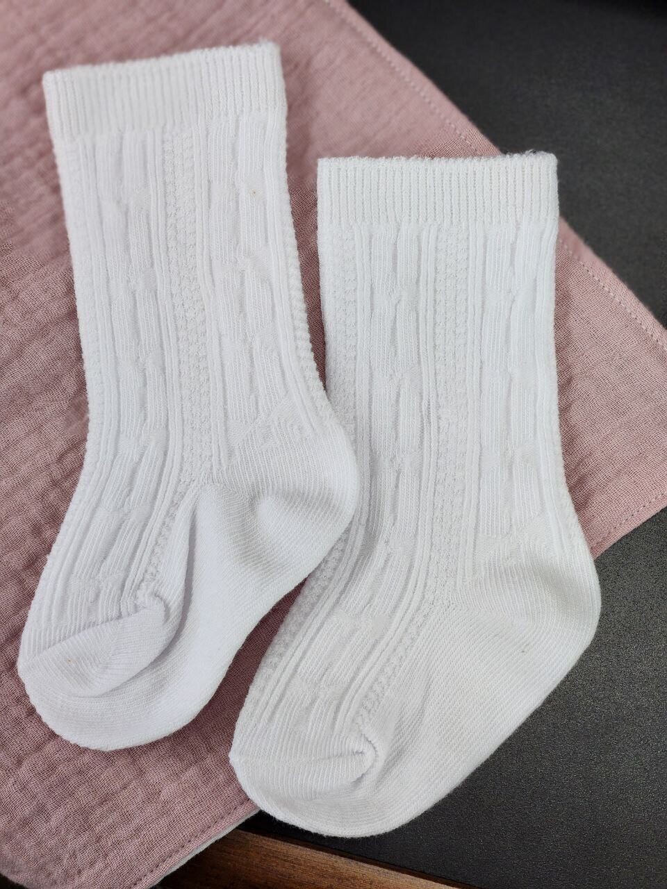 0-6 Mo. White Socks