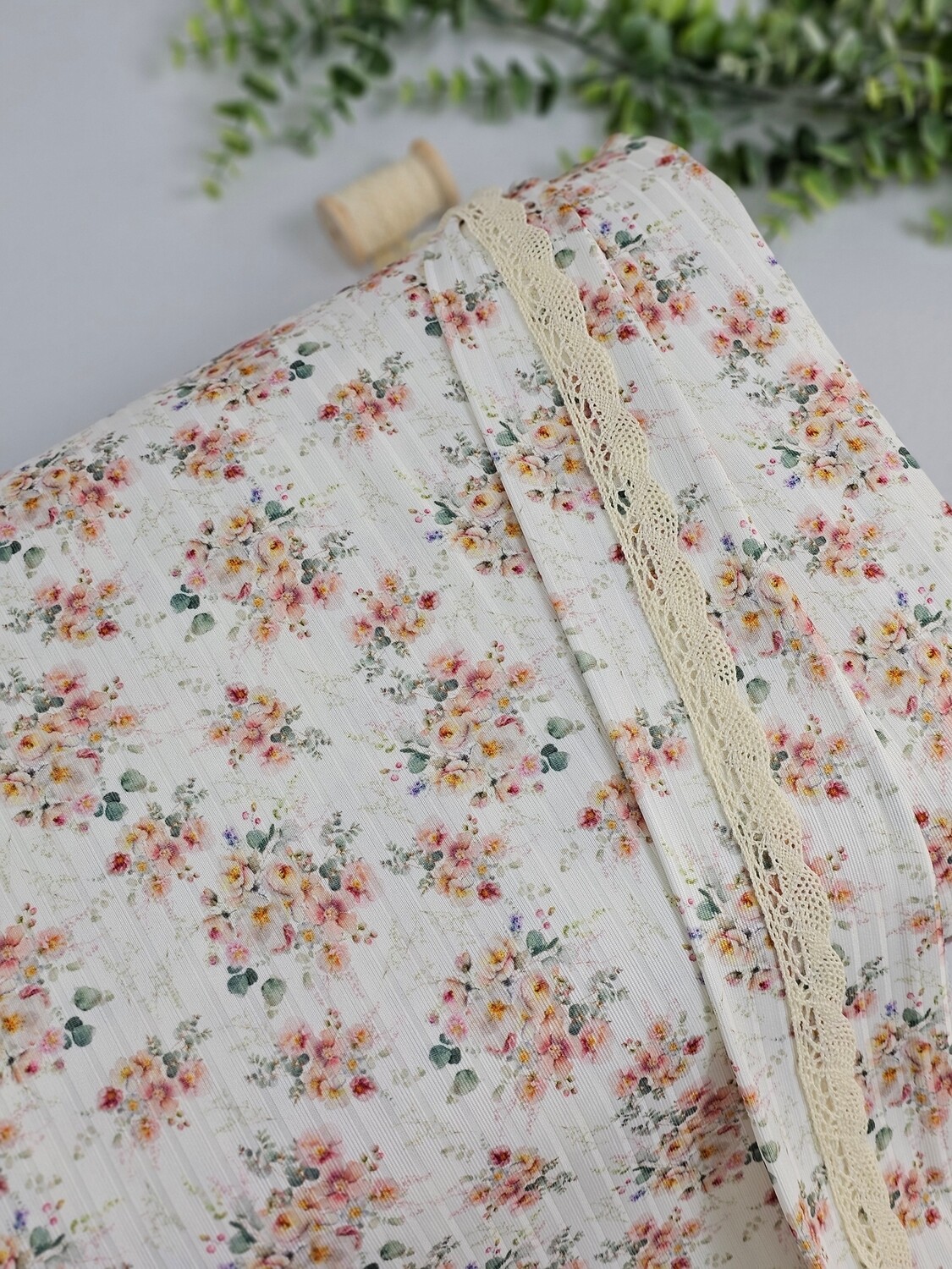 *Unique Design* Poly Ribbed Knit Spring Dream SM