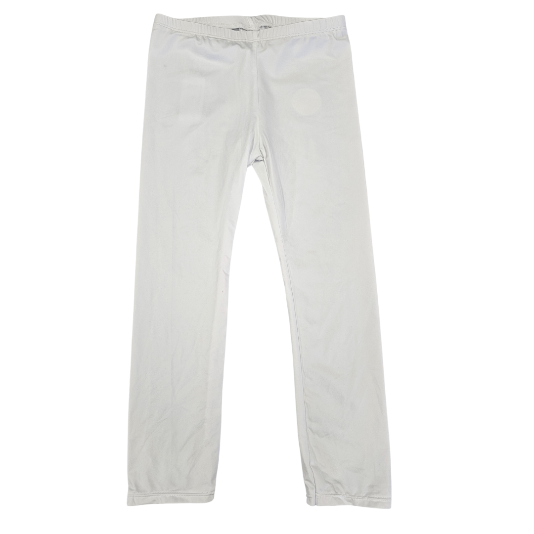White Full Length Leggings 5T.