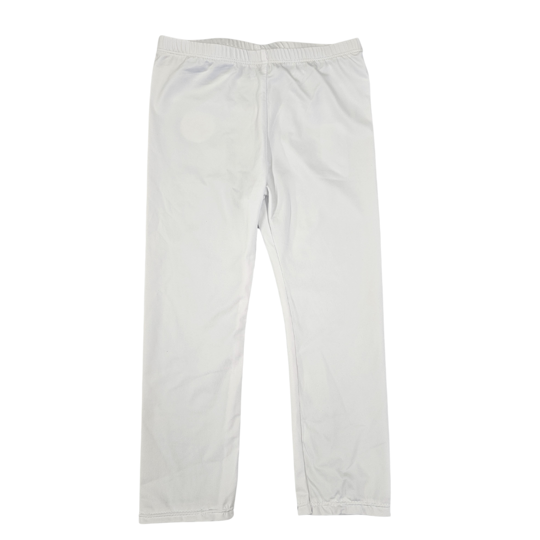 White Full Length Leggings 3T.