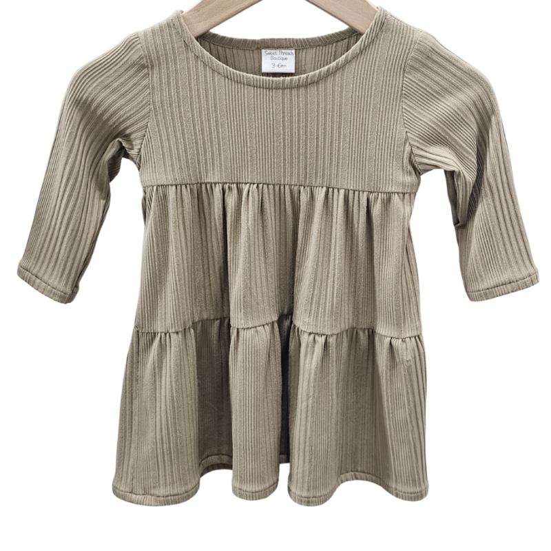 Dress 3-6 mo. Tan