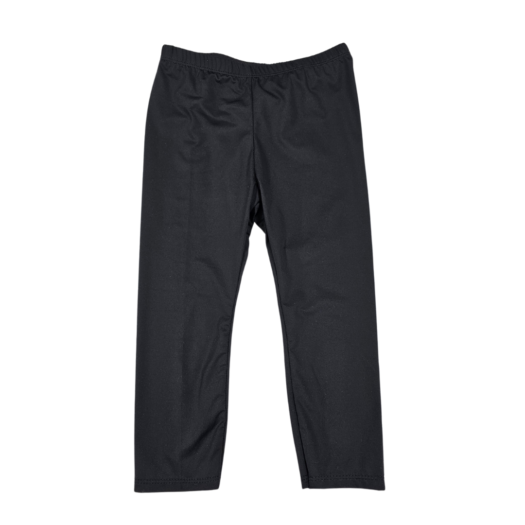 Black Full Length Leggings 2T.