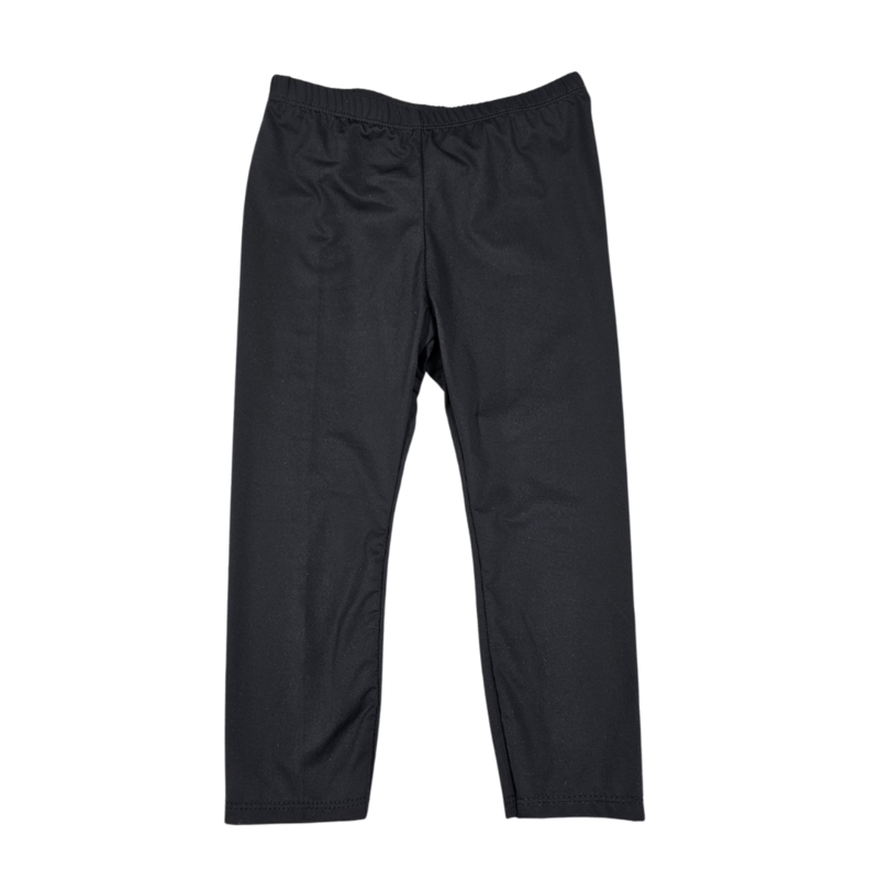 Black Full Length Leggings 2T.