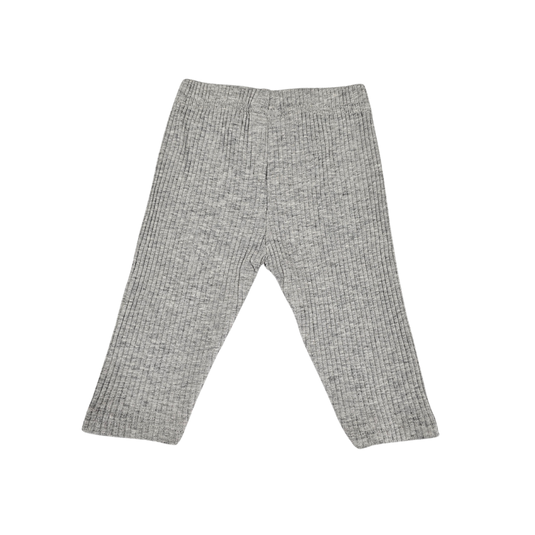Gray Leggings 0-3 mo.
