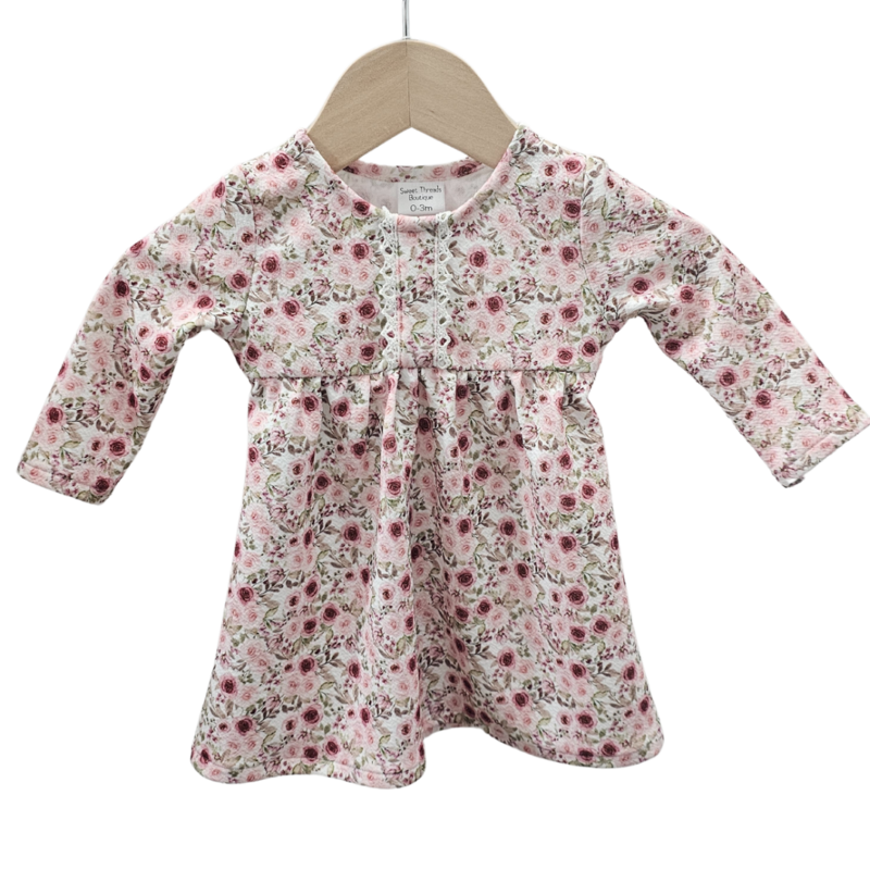 Dress 0-3 mo. Pink Floral