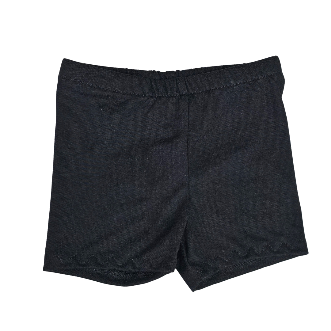Black Biker Shorts 12 mon.