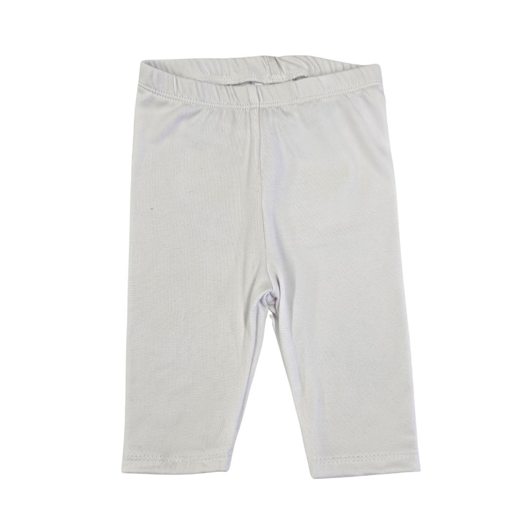 White Full Length Leggings 3 Mo