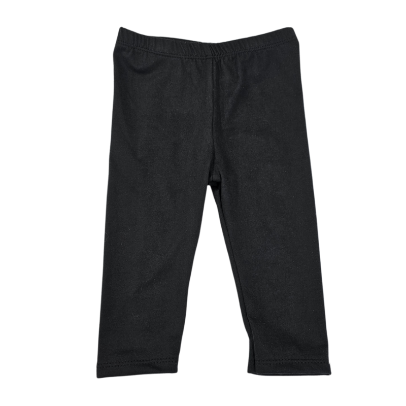 Black Full Length Leggings 9Mo.
