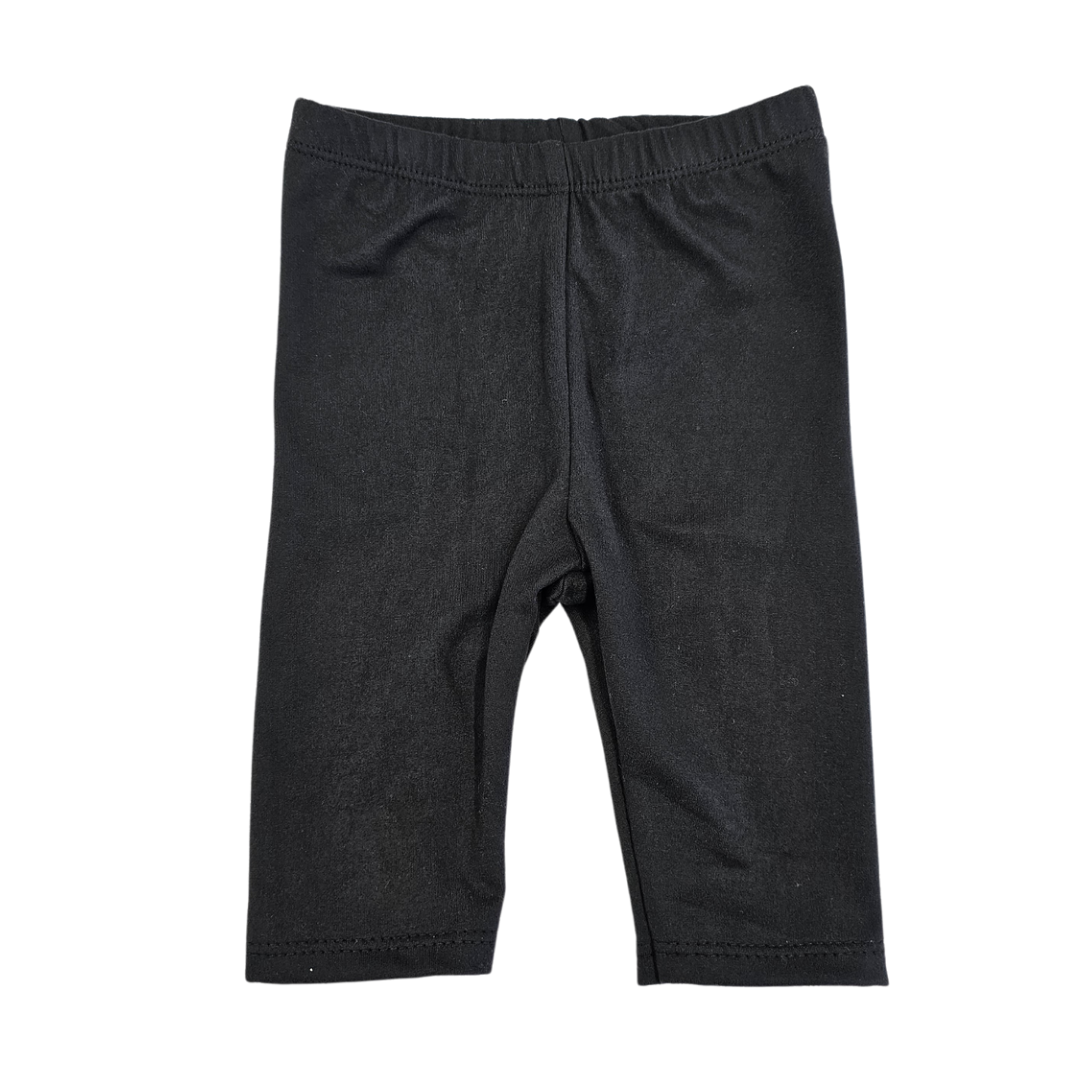 Black Full Length Leggings 3Mo.