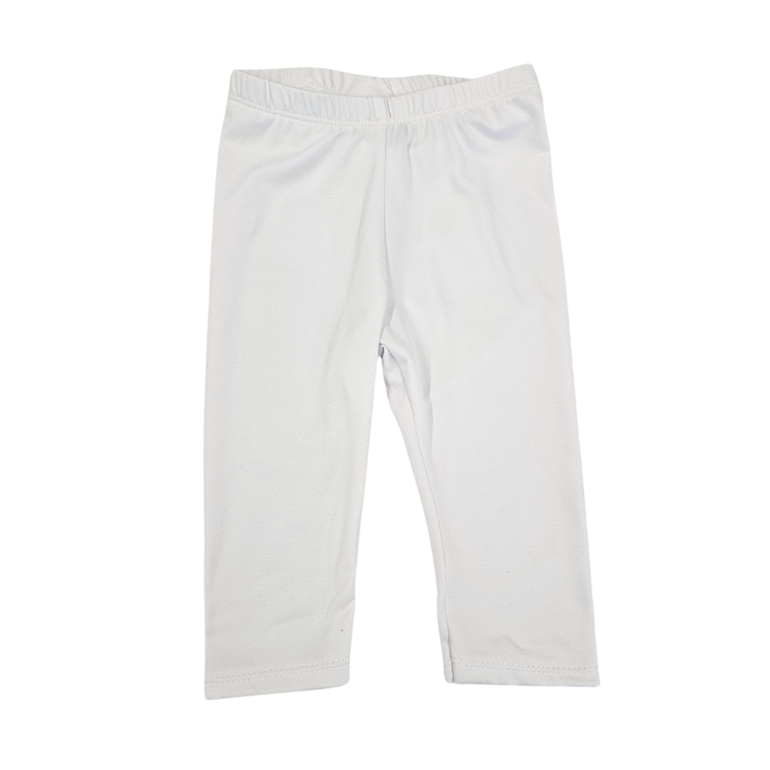 White Full Length Leggings 9 Mo.