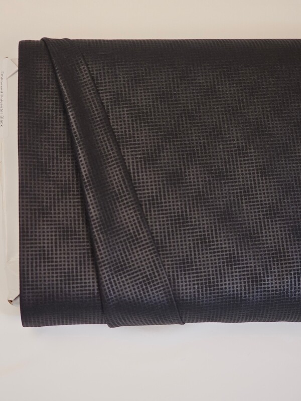Embossed Polyester Black
