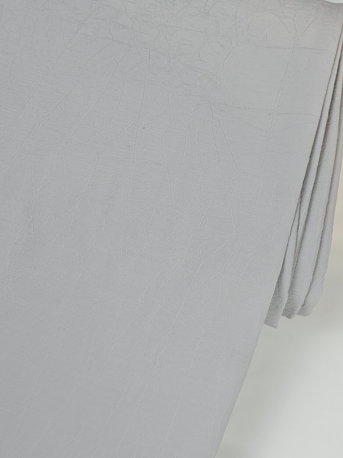 Crinkle Polyester Gray