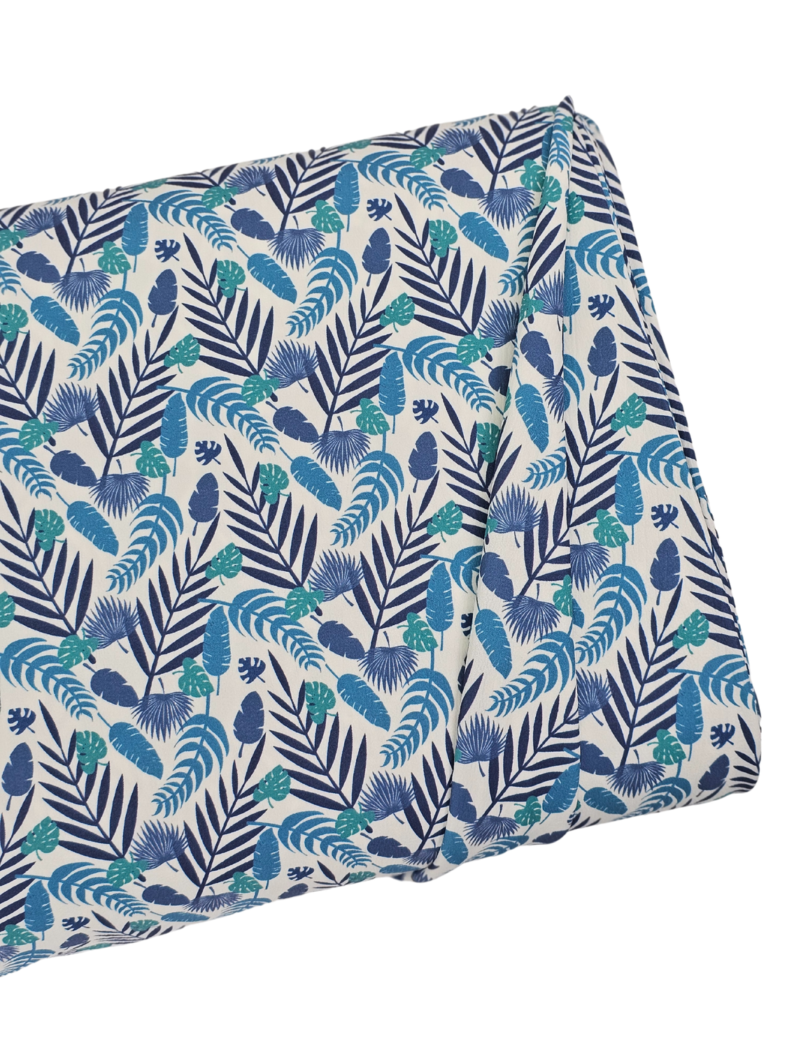 *Unique Design* Cloud Poly Palm Leaf Blue