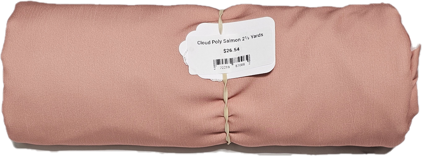 Cloud Poly Salmon 2⅔ Yards
