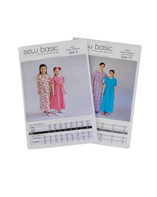 Girls Basic Dress Pattern