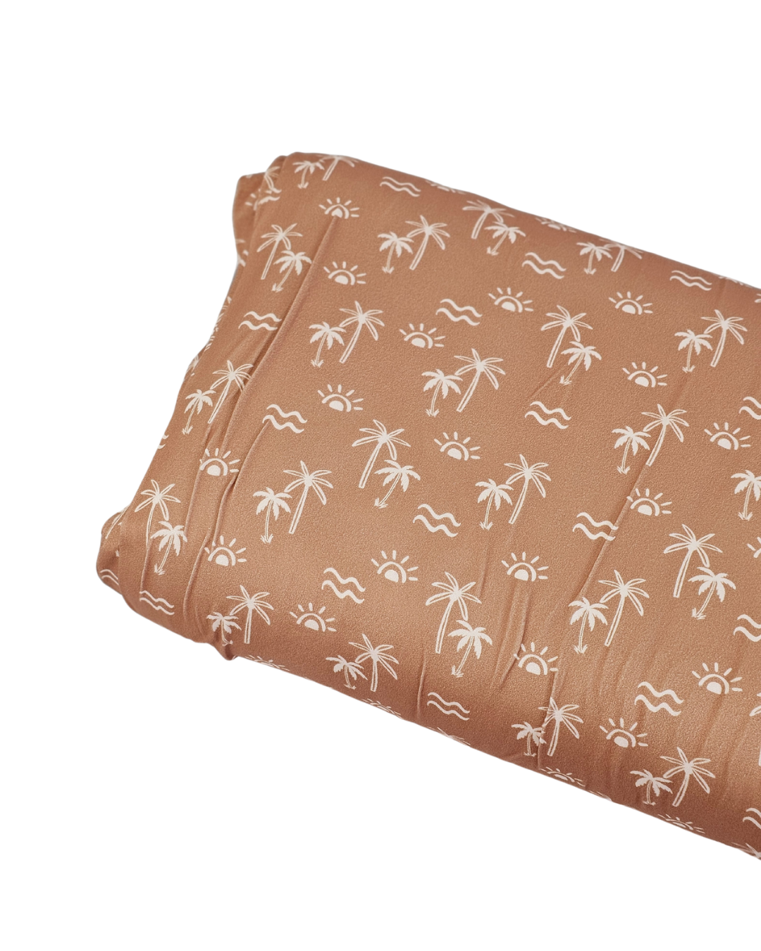 *Unique Design* Double Brushed Poly Sunlit Oasis Rustic Orange