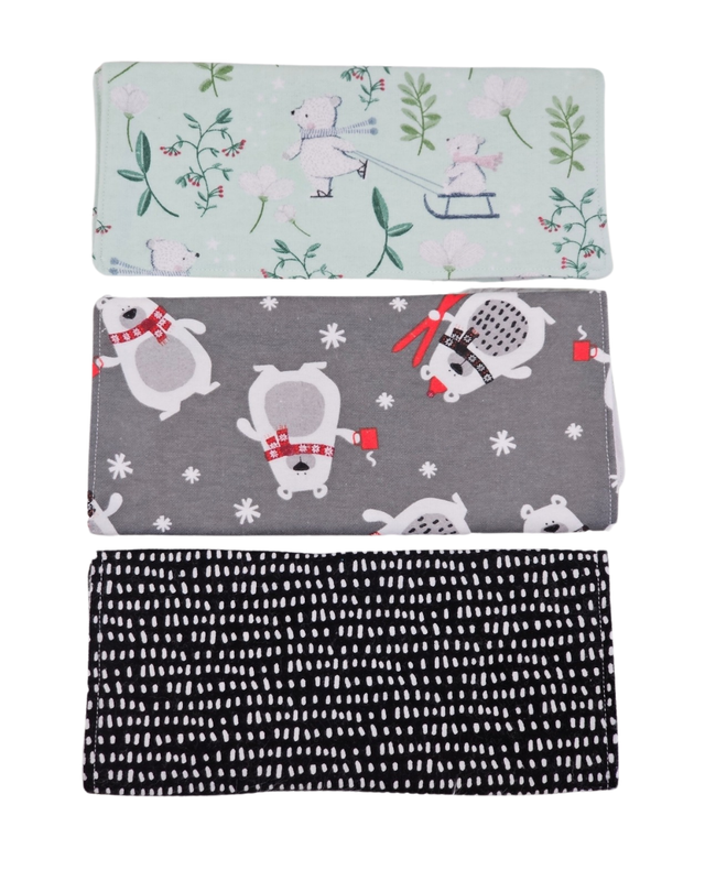 3 Pack Burp Clothes