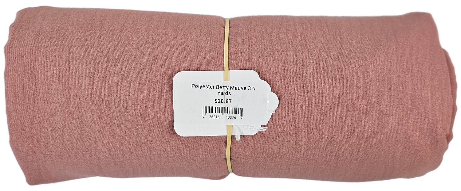 Polyester Betty Mauve 3½ Yards
