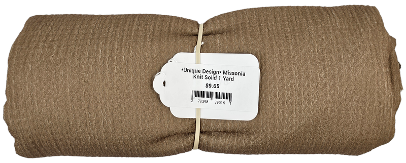 *Unique Design* Missonia Knit Solid 1 Yard