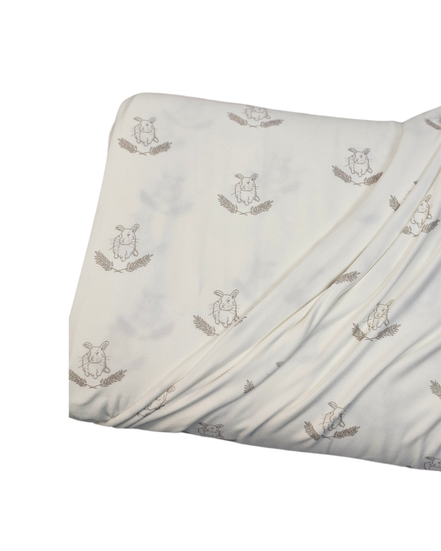 *Unique Design* Double Brushed Poly Bunny White