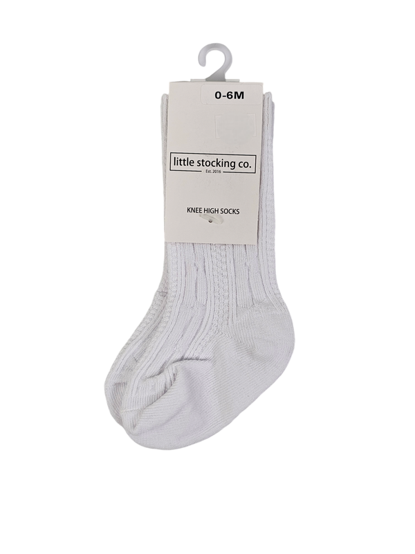 0-6 Mo. White Socks