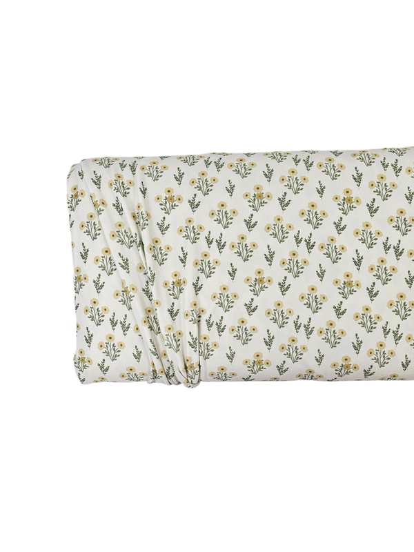 *Unique Design* Single Brushed Poly Cute Floral Yellow