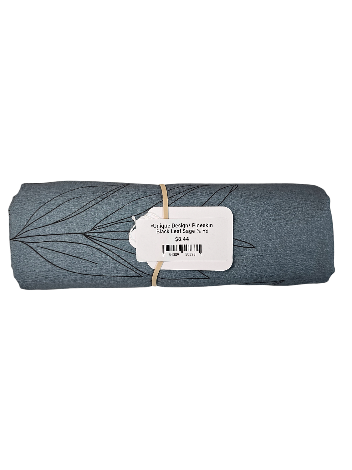 *Unique Design* Pineskin Black Leaf Sage ⅞ Yd