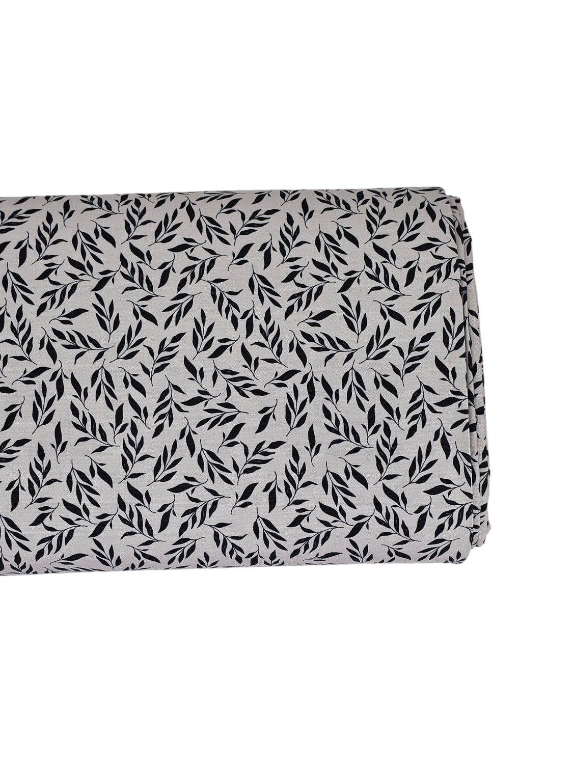 *Unique Design* Poly Slub Foliage Spread Taupe