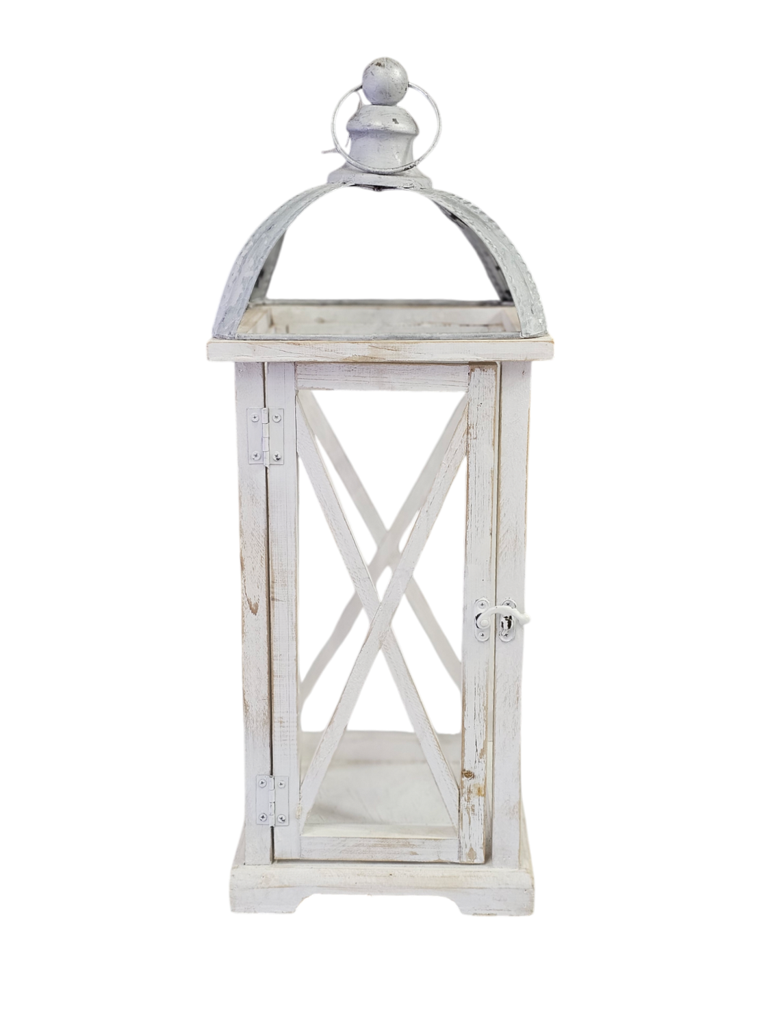White Wooden Lantern
