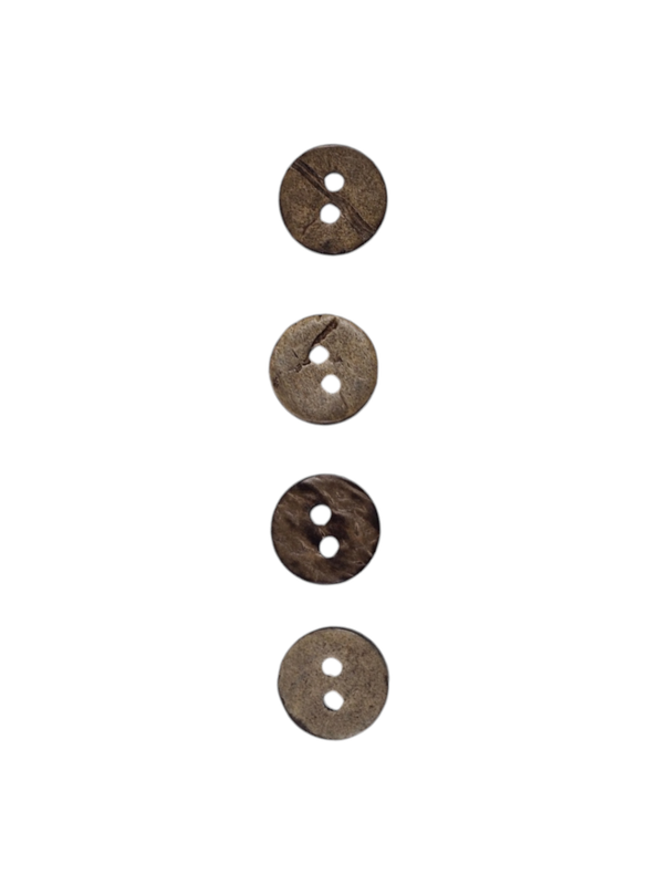 Brown Wooden Buttons 11mm