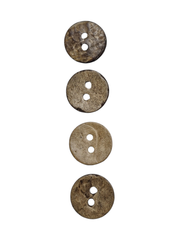 Brown Wooden Buttons 15mm