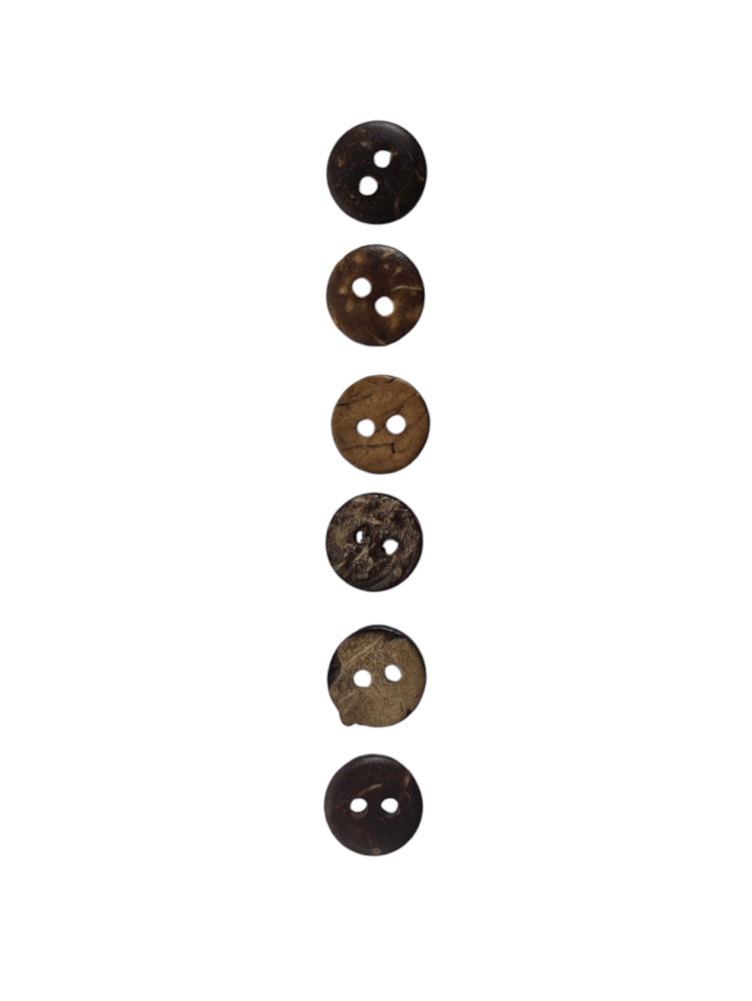 Brown Wooden Buttons 10mm