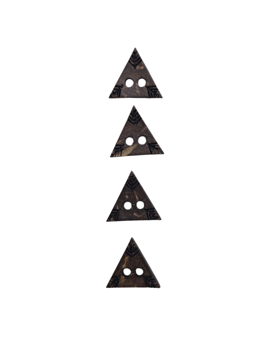 Wooden Buttons Triangle