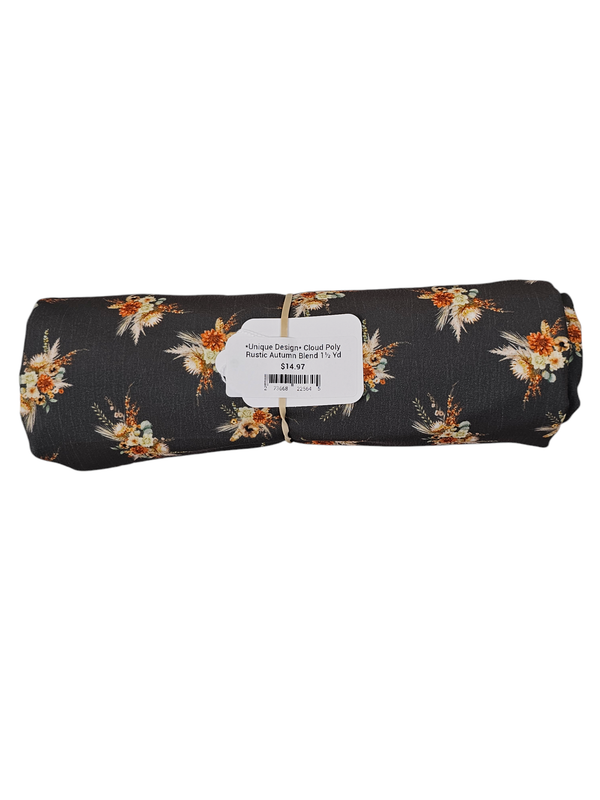 *Unique Design* Cloud Poly Rustic Autumn Blend 1½ Yd