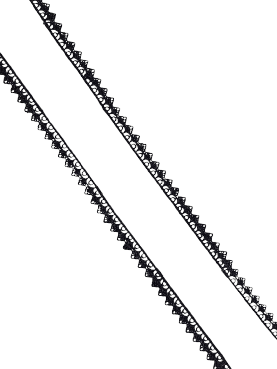 ½&quot; Black Lace