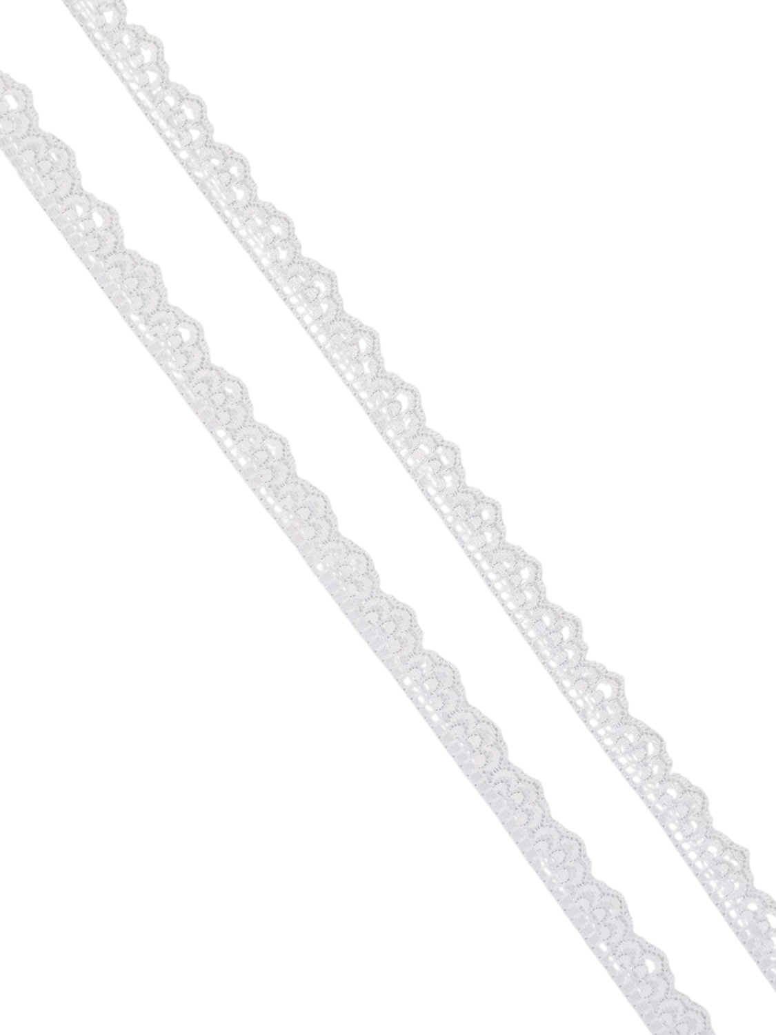 ⅝&quot; White Stretch Lace