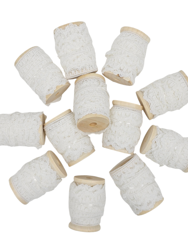 White Spool of Lace  ½&quot; x 4 yds.