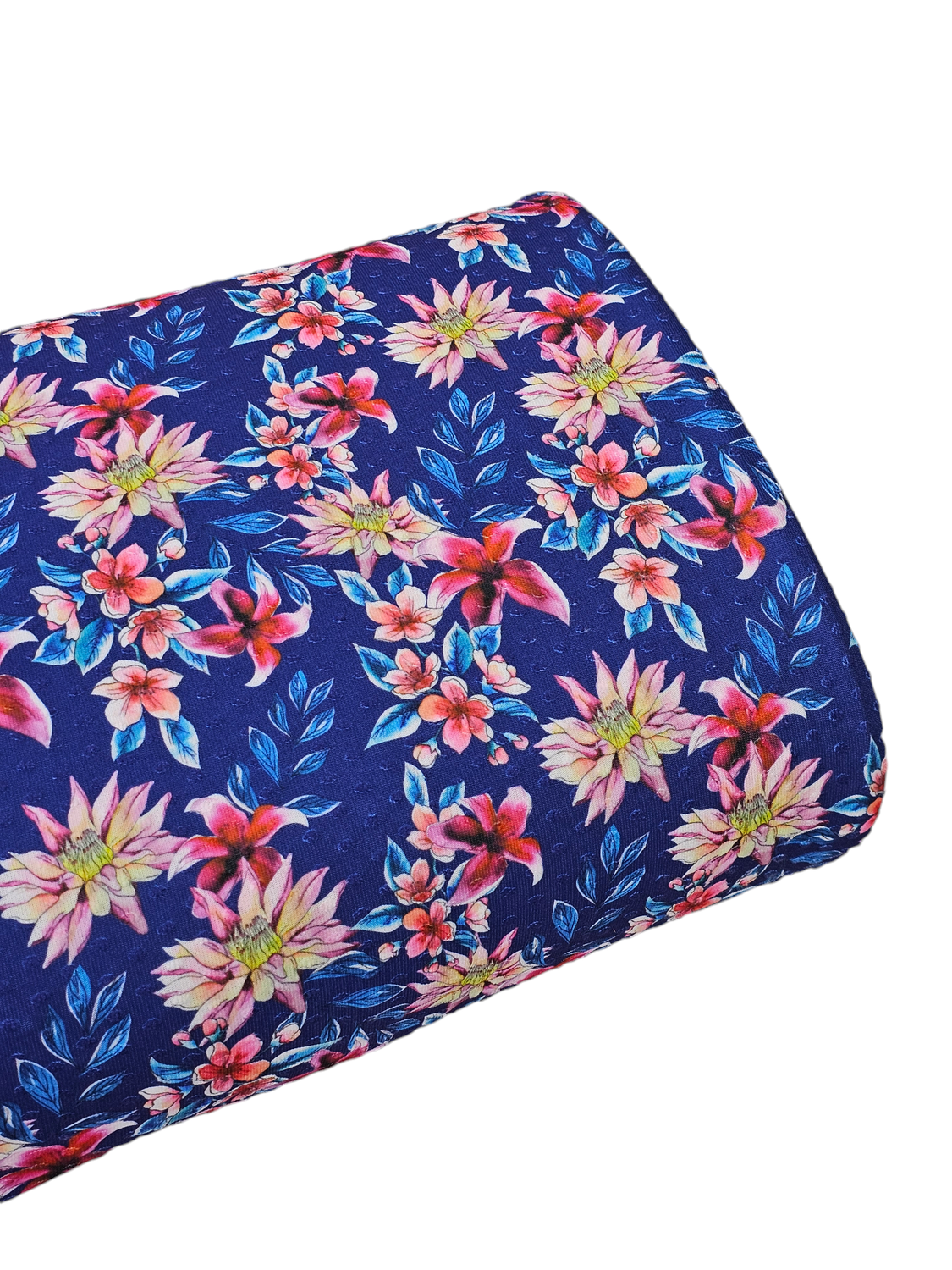 *Unique Design* Swiss Dot Knit Royal Blue Paradise