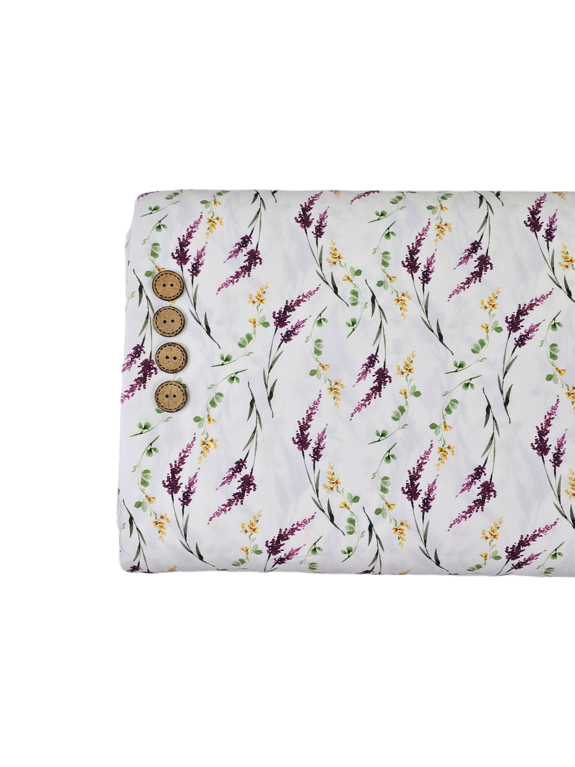*Unique Design* Cloud Poly Purple Vines White