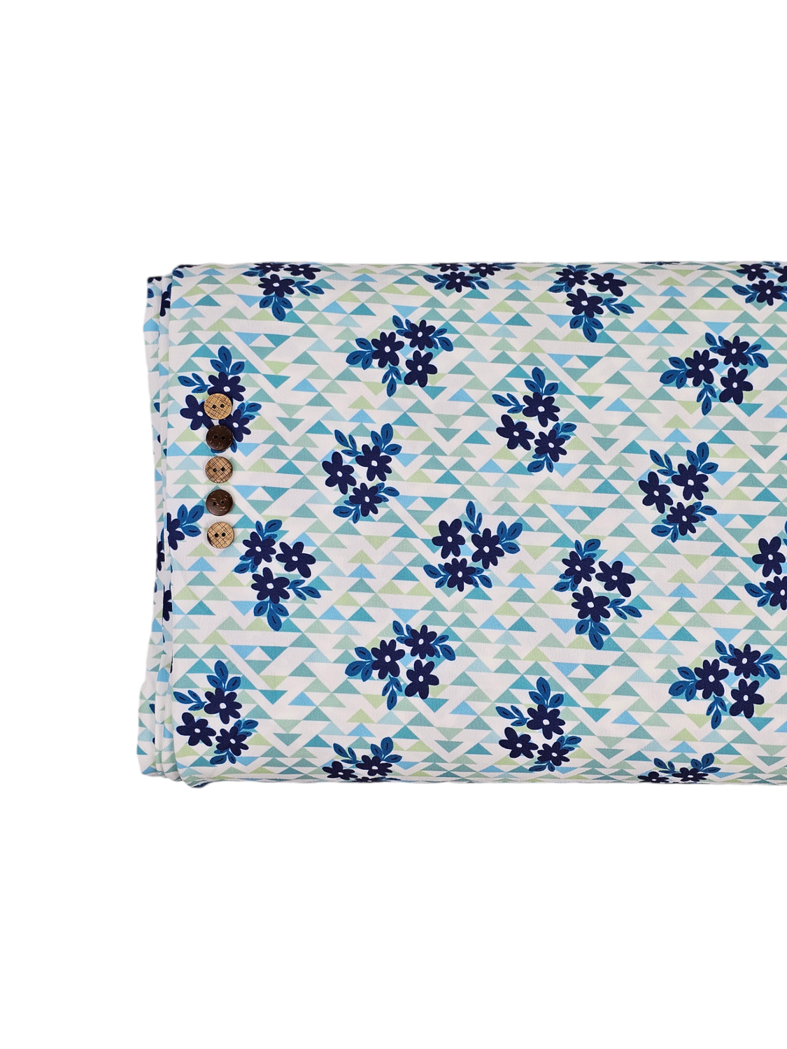 *Unique Design* Cloud Poly Triangle Daisy Blue