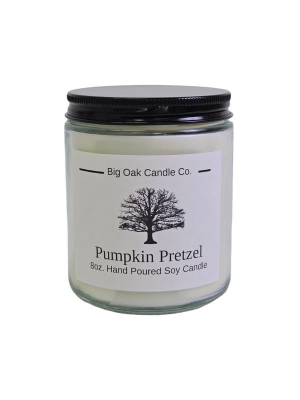Pumpkin Pretzel 8 oz. Soy Candle