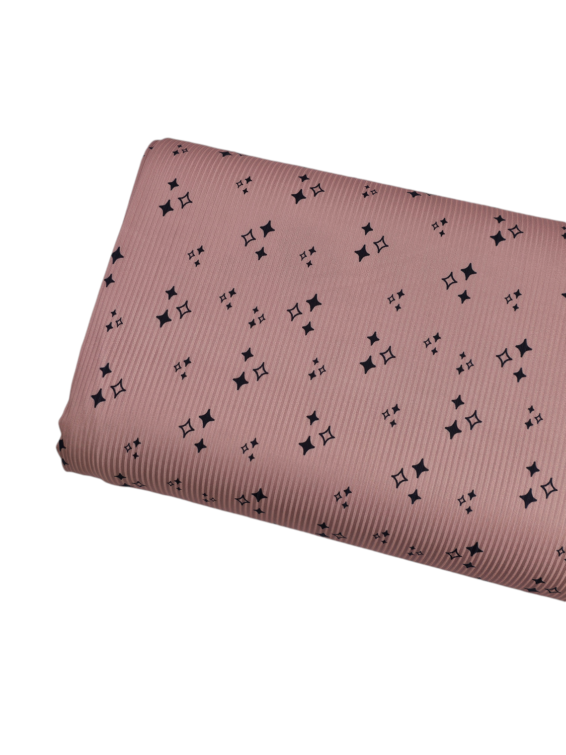 *Unique Design* Mini Poly Ribbed Knit Black Diamond Savannah Clay