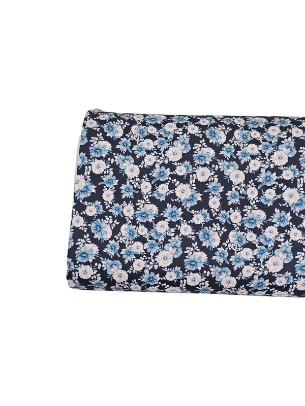 * Unique Design * Pineskin Vintage Floral Denim Blue