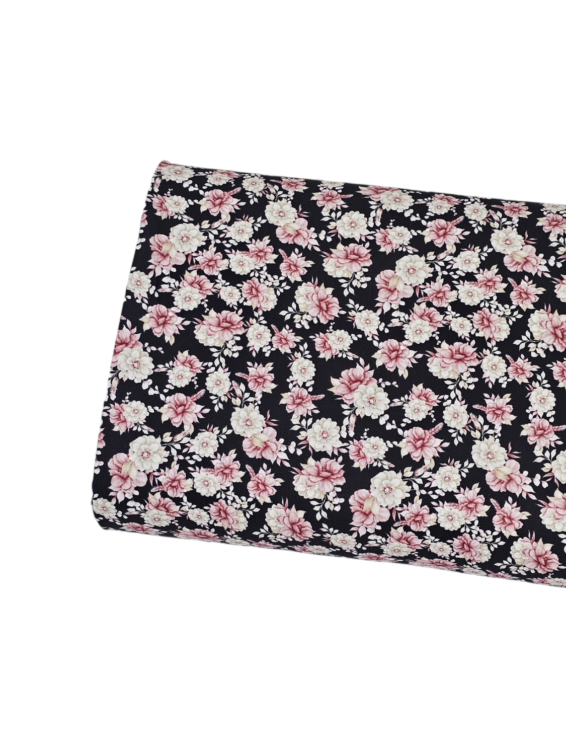 * Unique Design * Cloud Poly Vintage Floral Charcoal