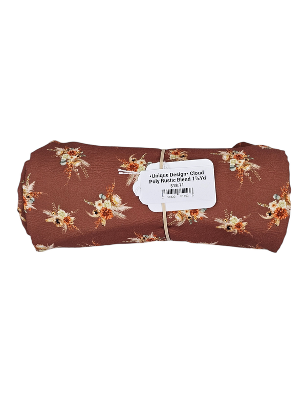 *Unique Design* Cloud Poly Rustic Blend 1⅞Yd