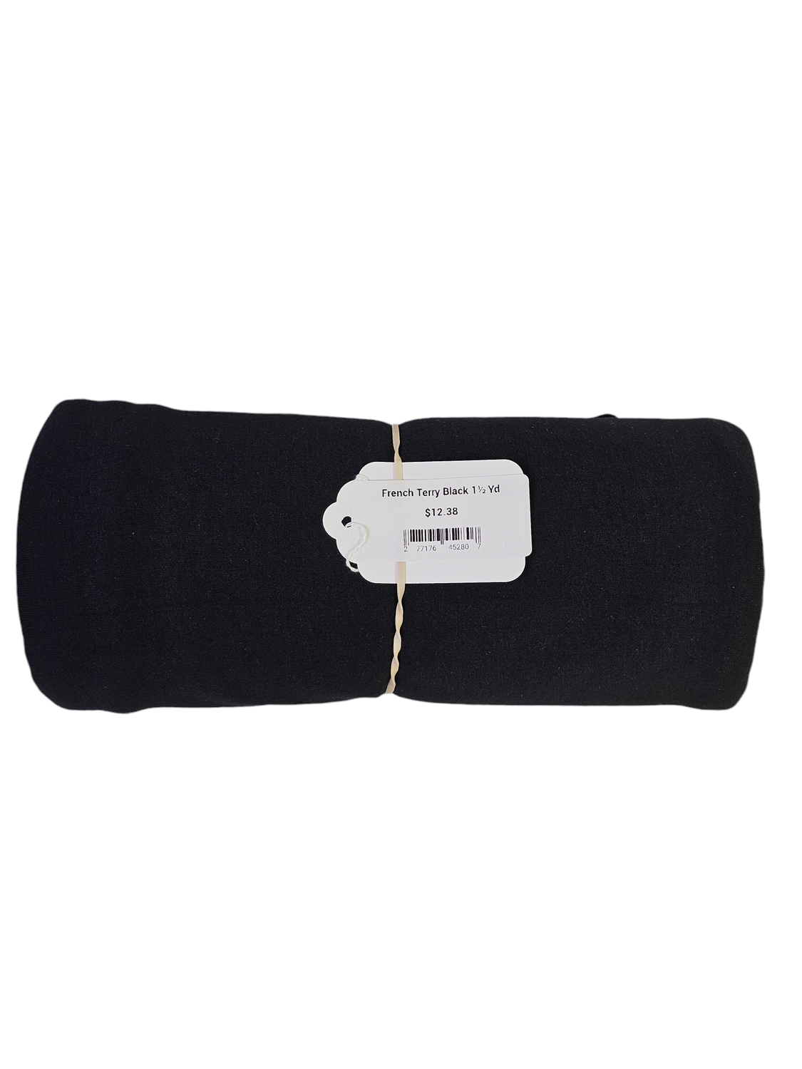 French Terry Black 1½ Yd