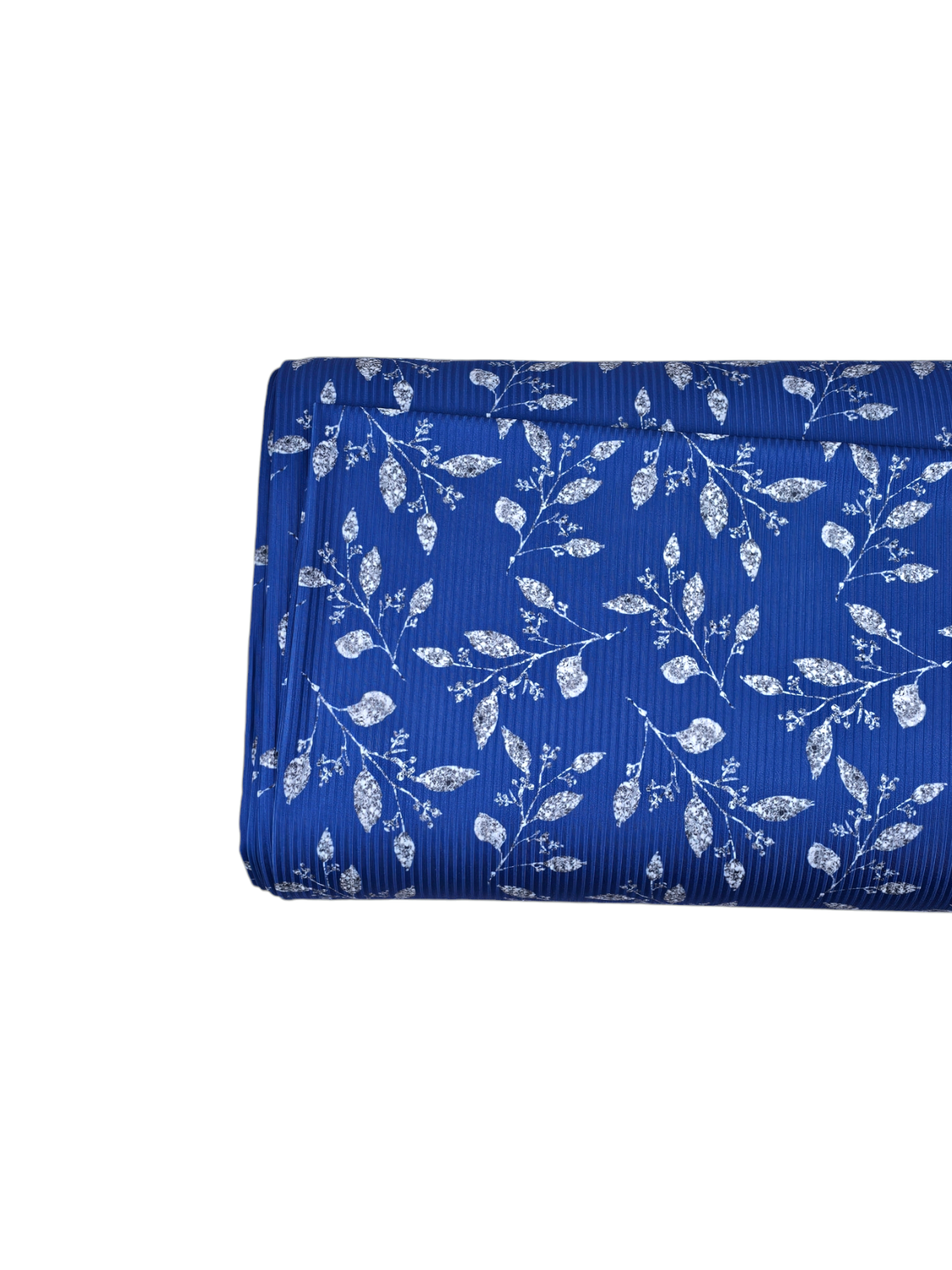 *Unique Design* Mini Poly Ribbed Knit Glitter Grove Yale Blue