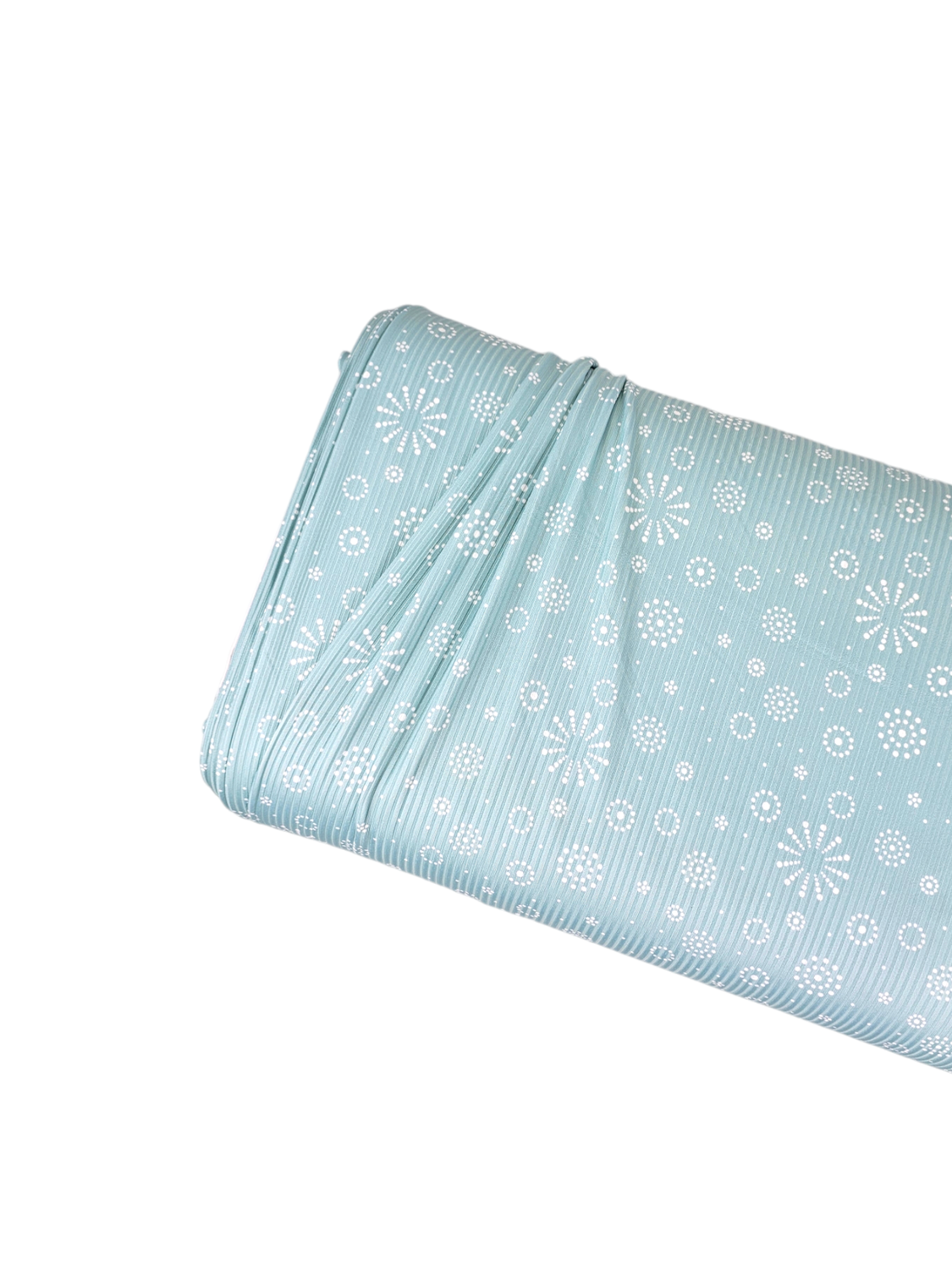 *Unique Design* Mini Poly Ribbed Knit Snowflake Symphony Artic