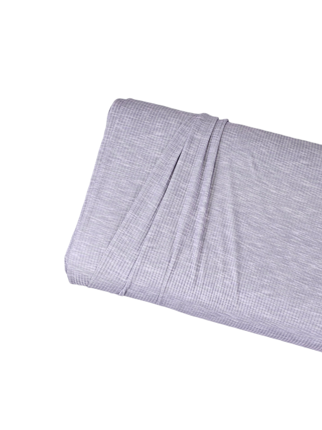 *Unique Design* Mini Poly Ribbed Knit Simple Jersey Lavender Mist