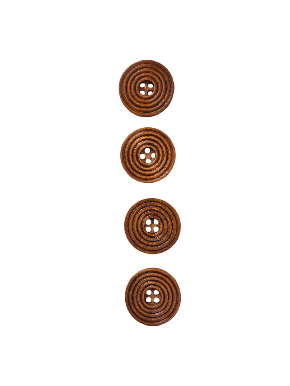 Wooden Sienna Button
